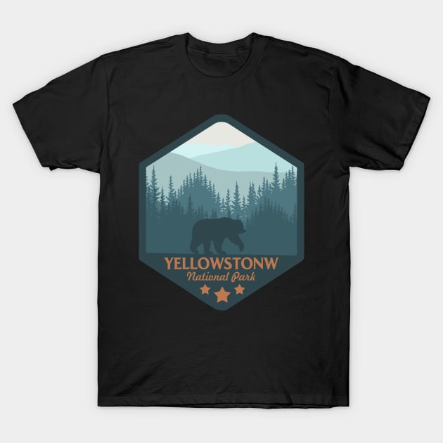 Yellowstone national park T-Shirt by Tonibhardwaj